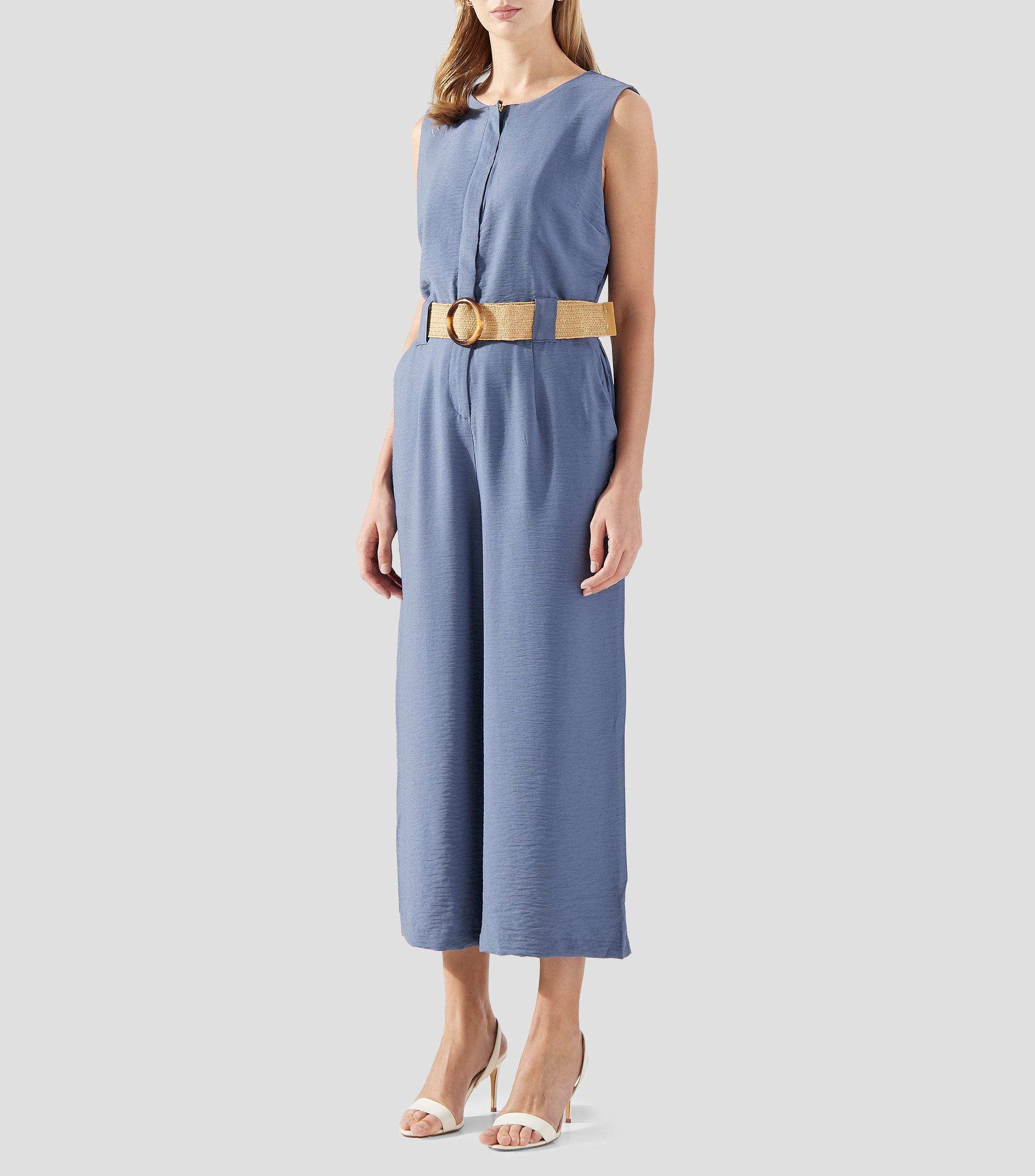 Jumpsuit de corte amplio Mujer